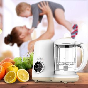 Avec Maman - Baby Chef, 4-in-1 Baby Food Processor - Steamer, Food Processor for Babies