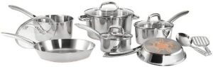  T-fal C836SC Ultimate Stainless Steel Copper Bottom Cookware Set